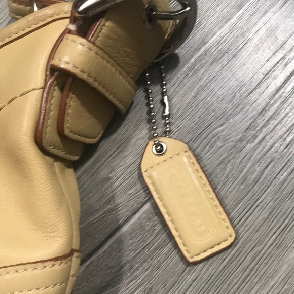 Coach Tan Boho Hobo Leather Shoulder Bag - Picture 5 of 11